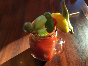 miss shirley's spicy shirley bloody mary in baltimore, maryland, photographed by jamie bannon photography.