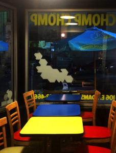 chomp chomp restaurant in jacksonville, florida, photographed by jamie bannon photography.