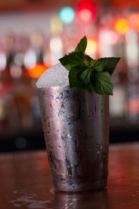 mint julep at the silver dollar in louisville, kentucky, photographed by jamie bannon photography.