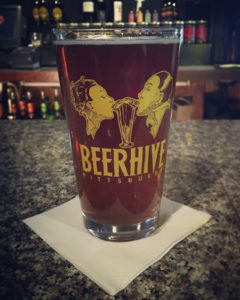 beer on the bar at the beerhive in pittsburgh, pennsylvania, photographed by jamie bannon photography.