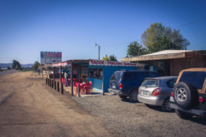 roadside taco stand in baja california, mexico, photographed by jamie bannon photography.