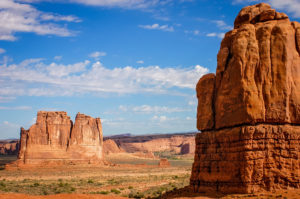 giant red rocks of moab, utah, photographed by jamie bannon photography.