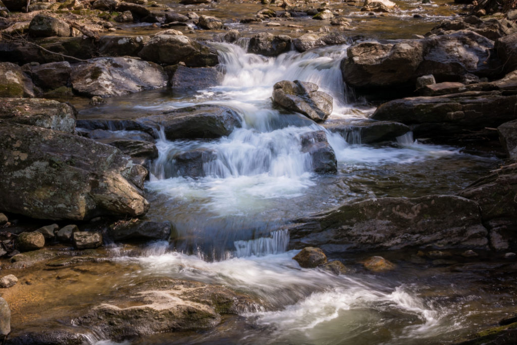 kent falls waterfall in connecticut, photographed by jamie bannon photography.