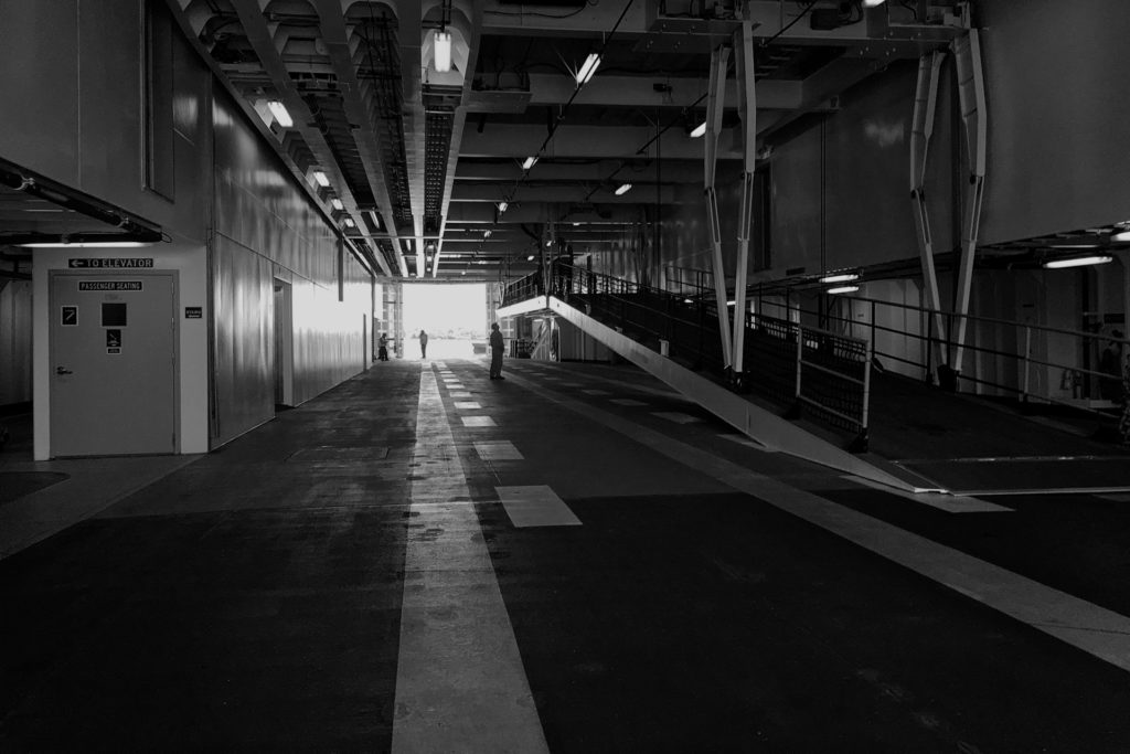 boarding the ferry to martha's vinyard, photographed by jamie bannon photography.