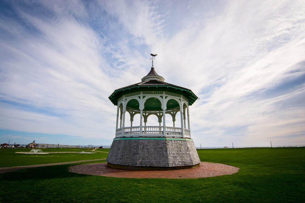 gazebo on martha's vineyard, photographed by jamie bannon photography.
