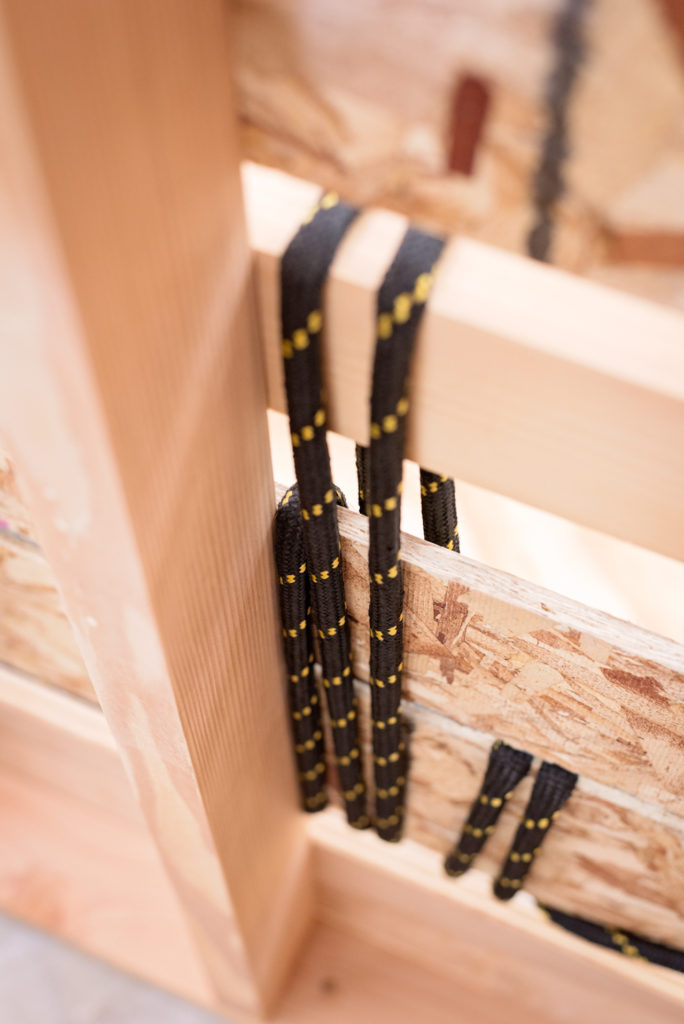 detail of an installation sculpture piece by artist amy archambault, photographed by jamie bannon photography.