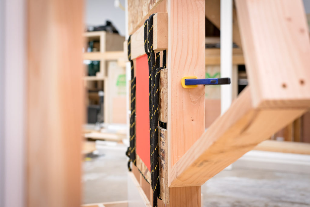 detail of an installation sculpture piece by artist amy archambault, photographed by jamie bannon photography.