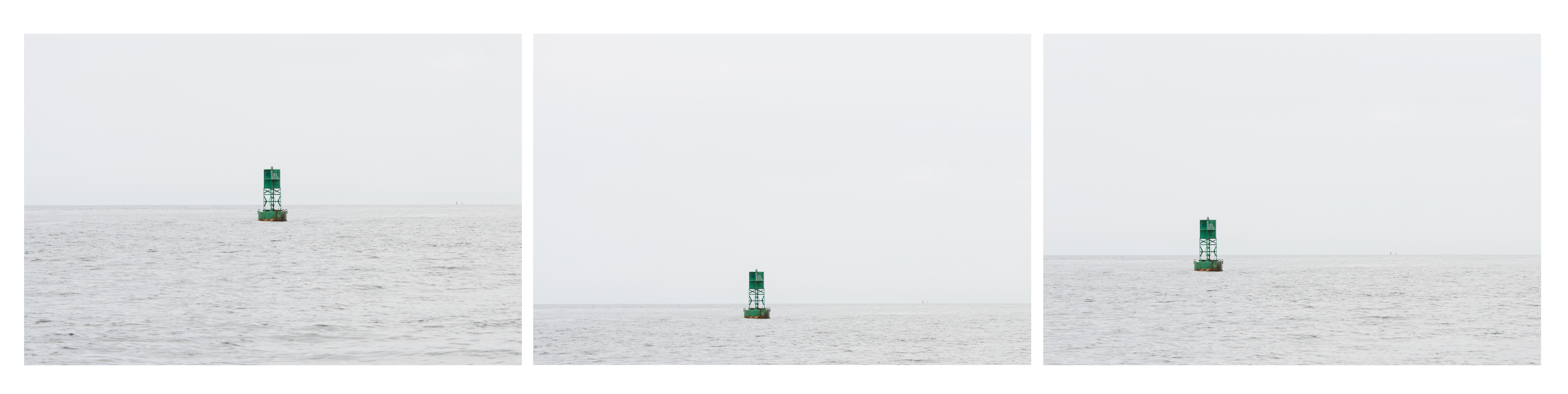 buoy off the coast of portland, maine, used to illustrate the rule of thirds, photographed by jamie bannon photography.